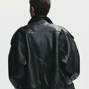 Zara | Jackets & Coats | Zara Black Faux Leather Jacket 43987280